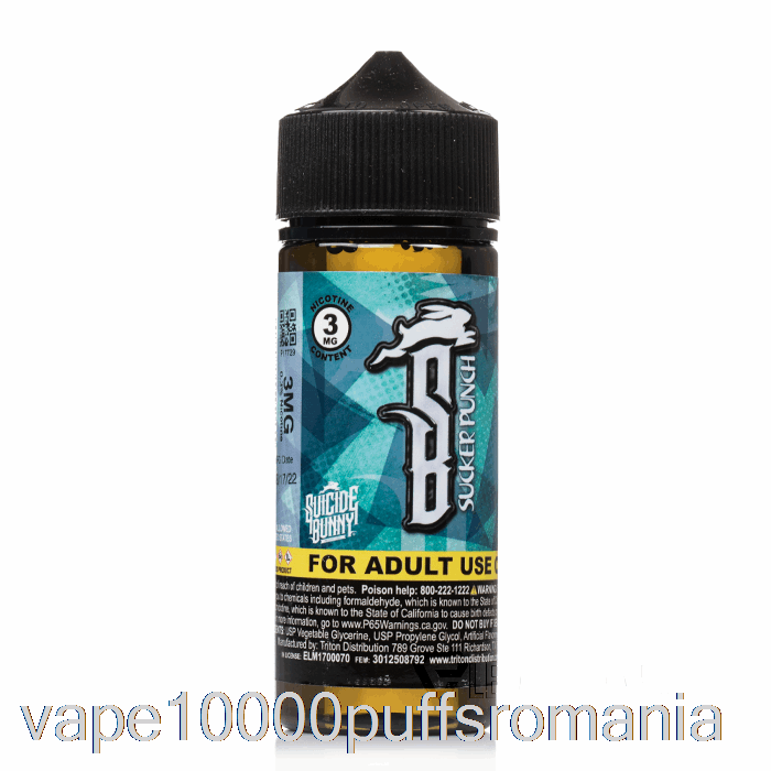 Vape Romania Sucker Punch - Suicide Bunny - 120ml 6mg